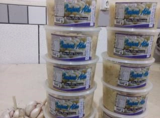 Alho Triturado Artesanal Puro 500g - Cabo Frio/RJ