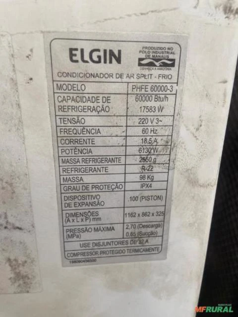 Condensadora Elgin PHFE 60000-3 60000 Btu/h 5tr - C7137