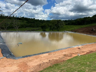 Reservatório escavado para IRRIGAÇÃO DE GRANDE PORTE