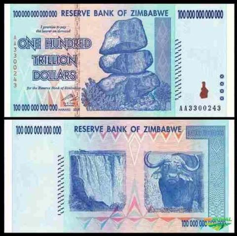 Procuro comprador de caixa zimbabwe azul