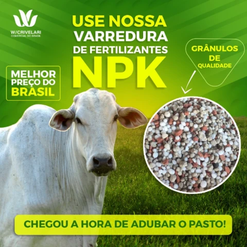 Mix Adubo NPK Uréia Fósforo e Potássio + Micronutrientes