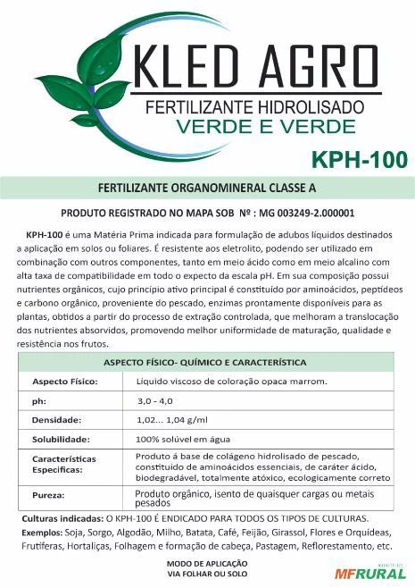 Fertilizante Organomineral KPH-100
