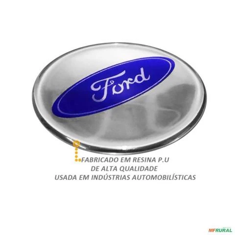 Emblema Adesivo Roda Esportiva Calota Resinado 48mm Ford