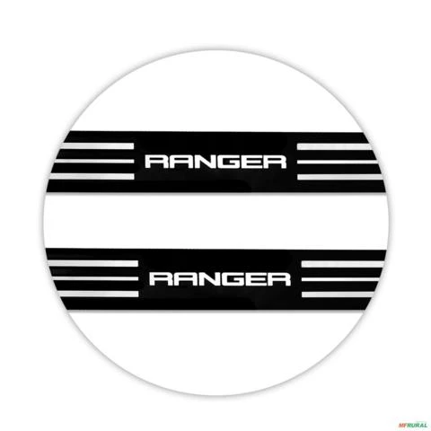 Jogo de Soleira Resinada Ranger 2013 a 2023 CD Preta