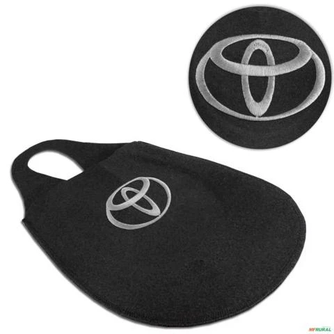 Lixeira Automotiva Cambio Logo Toyota Carpete Bordado
