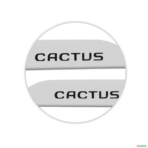 Jogo de Friso Lateral C4 Cactus 2019 a 2024 Branco Nacre