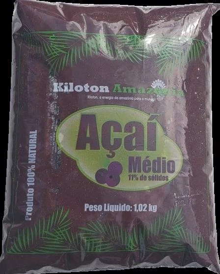 Polpa pura  de açaí nativo da Amazonia