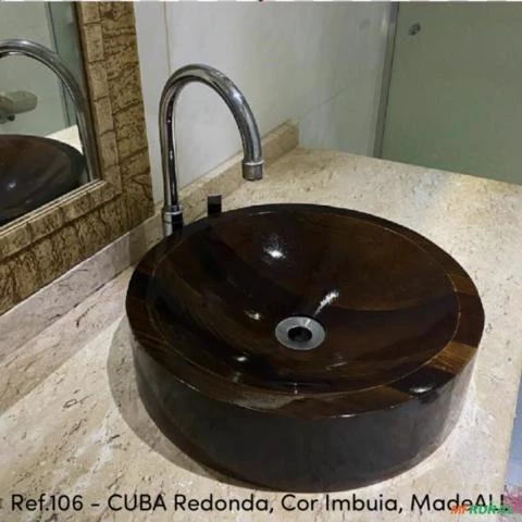 Cuba de Madeira p Lavabo, Banheiro.