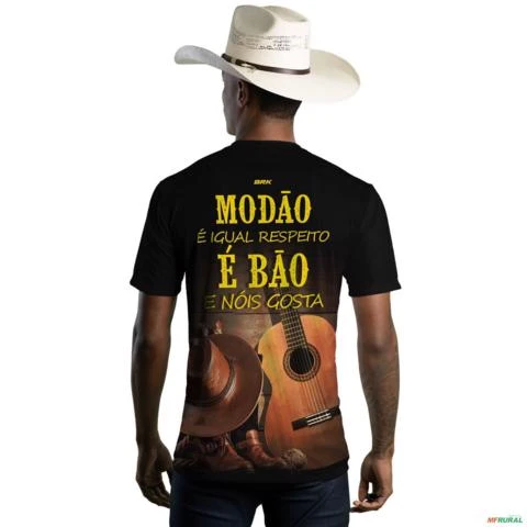 Camiseta Agro Brk Modão é Bão com Uv50 -  Gênero: Masculino Tamanho: M