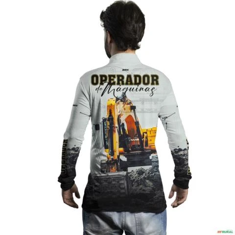 Camisa Agro BRK Operador de Máquinas Escavadeira com UV50 + -  Gênero: Masculino Tamanho: G1