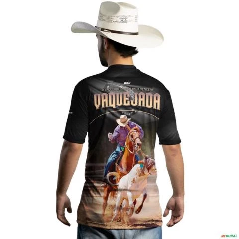 Camiseta Country Brk Vaquejada com Uv50 -  Gênero: Masculino Tamanho: M