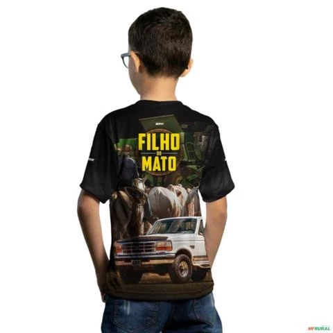 Camiseta Agro Brk Filho do Mato com Uv50 -  Gênero: Infantil Tamanho: Infantil XXG