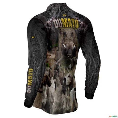 Camisa de Caça BRK DuMato Javali FoxHound 2.0 com UV50 + -  Gênero: Masculino Tamanho: GG