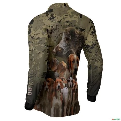 Camisa de Caça BRK Dumato Foxhound Camuflada com UV50 + -  Gênero: Masculino Tamanho: GG