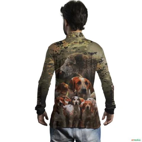 Camisa de Caça BRK Dumato Foxhound Camuflada com UV50 + -  Gênero: Masculino Tamanho: XXG