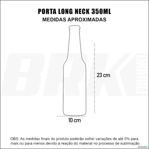 Porta Long Neck Brk Neoprene Made in Roça Vermelho 330ml