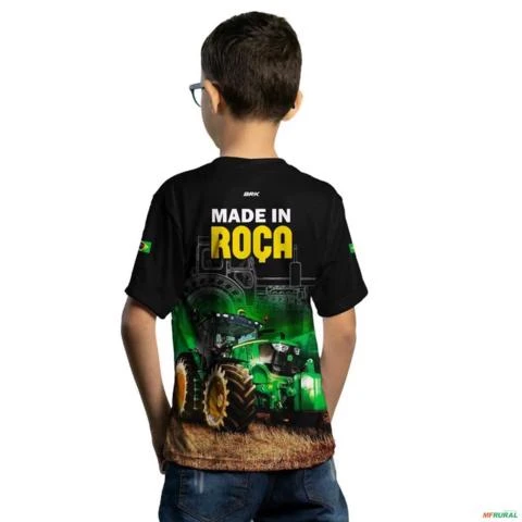 Camiseta Agro Brk Made in Roça com Proteção Solar UV50+ -  Gênero: Infantil Tamanho: Infantil GG