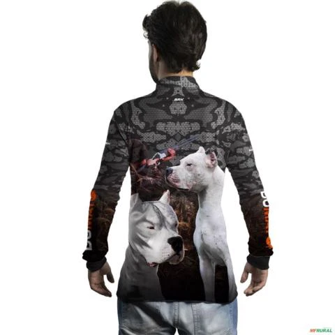 Camisa de Caça BRK DuMato Dogo Argentino com UV50 + -  Gênero: Masculino Tamanho: G