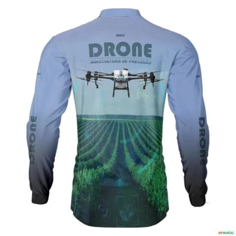Camisa Agro BRK Drone Pulverizador com UV50  - Tamanho: G