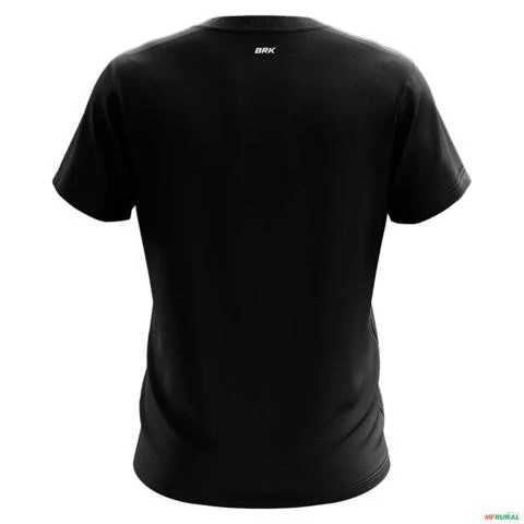 Camiseta Casual BRK Preta Lisa com UV50 + -  Gênero: Masculino Tamanho: G