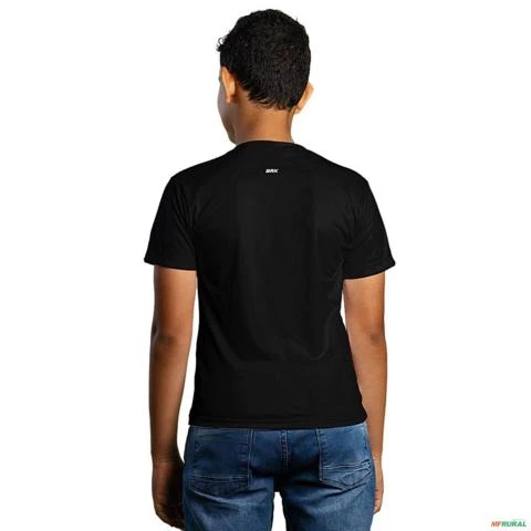 Camiseta Agro BRK O Agro não Para Texas UV50+ -  Gênero: Infantil Tamanho: Infantil G