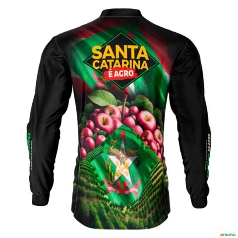 Camisa Agro BRK Santa Catarina Maças com UV50 + -  Gênero: Masculino Tamanho: G3