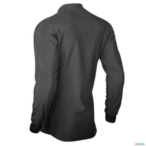 Kit 2 Camisas Básicas Cinza Brk Agro com Proteção UV50+