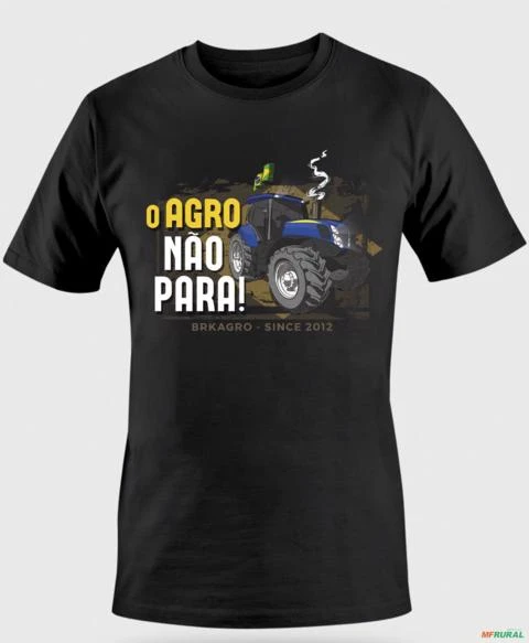 Camiseta Agro Brk O Agro Não Para Algodão Egípcio -  Tamanho: PP