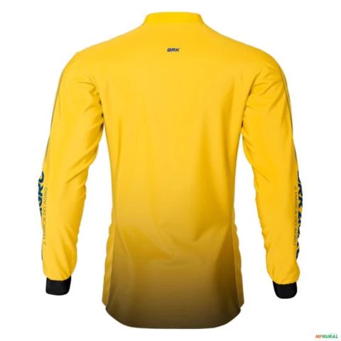 Camisa Agro Básica BRK NH Clean Amarela com UV50 + -  Gênero: Masculino Tamanho: PP