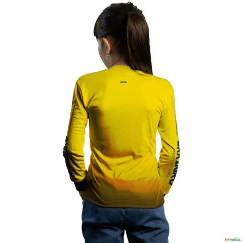 Camisa Agro Básica BRK NH Clean Amarela com UV50 + -  Gênero: Infantil Tamanho: Infantil P