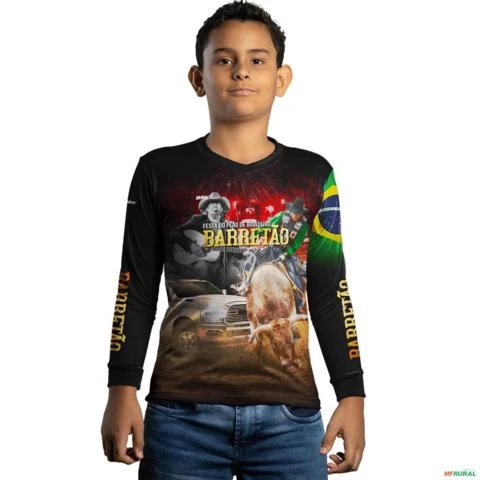 Camisa Agro BRK Barretos Com UV50+ -  Gênero: Infantil Tamanho: Infantil M