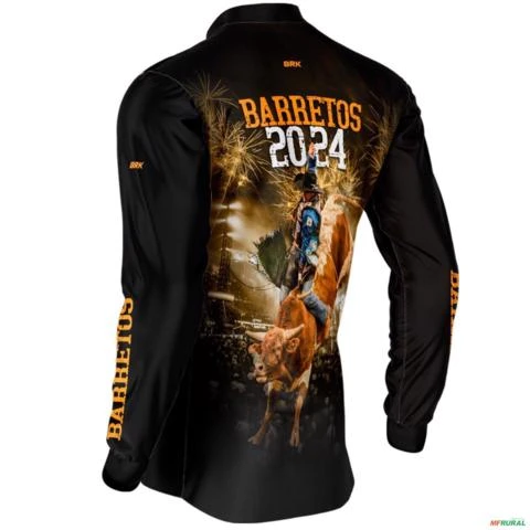 Camisa Agro BRK Barretos 2024 Com UV50+ -  Gênero: Masculino Tamanho: PP