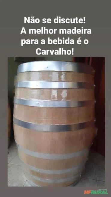 Barril de Carvalho Europeu e Americano de 225 litros