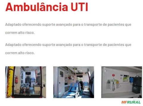 Transformações Veiculares Ambulância UTI