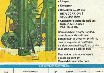 MÁQUINA BENEFICIADORA DE CAFÉ