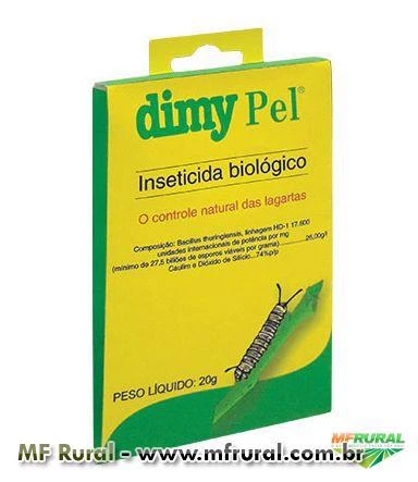 Inseticida Biológico Dimy Pel 20g para Controle Natural das Lagartas