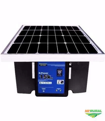 Eletrificador de Cerca Elétrica com Painel Solar
