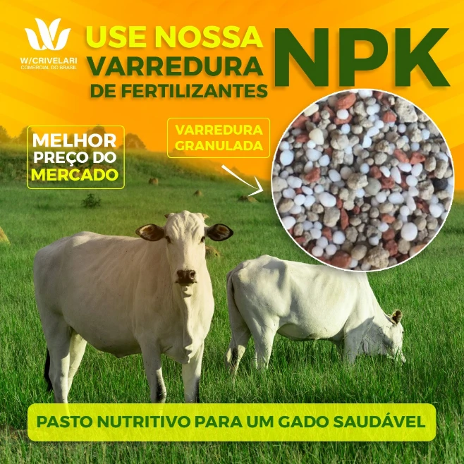 Mix Adubo NPK Uréia Fósforo e Potássio + Micronutrientes