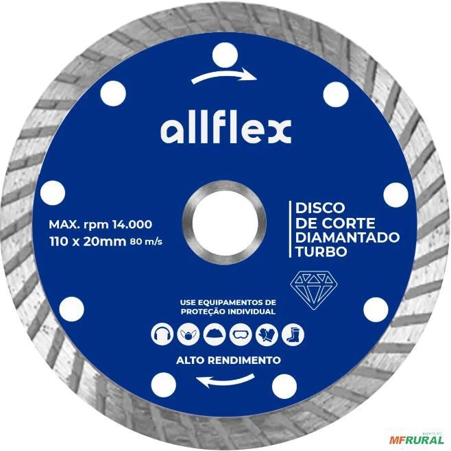 Disco Diamantado allflex Turbo 110MMx20MM