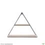 Prateleira de Metal com Tábuas de Madeira Triângulo 40cm x 50cm - 40499