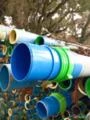 Tubo de PVC 3 polegadas para irrigação - PN 80 - com engate rosca nas pontas