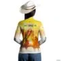 Camisa Padroeira do Brasil com Proteção Solar UV  50+ -  Gênero: Feminino Tamanho: Baby Look M