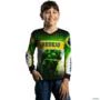 Camisa Agro Brk Rodeio Brasil 02 com Proteção Solar UV  50+ -  Gênero: Infantil Tamanho: Infantil P