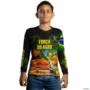 Camisa Agro Brk Cultivo Frutas Produtor de Laranja com Proteção UV  50+ -  Gênero: Infantil Tamanho: Infantil G