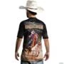 Camiseta Country Brk Vaquejada com Uv50 -  Gênero: Masculino Tamanho: PP