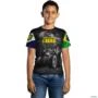 Camiseta Agro BRK Mato Grosso é Agro com UV50 + -  Tamanho: Infantil P