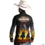 Camisa Country BRK Cowboys na Cavalgada com UV50 + -  Gênero: Masculino Tamanho: XG