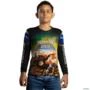 Camisa Agro Brk Produtor Rural com Proteção Solar UV50+ -  Gênero: Infantil Tamanho: Infantil P