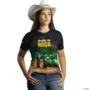 Camiseta Agro Brk Made in Roça com Proteção Solar UV50+ -  Gênero: Feminino Tamanho: Baby Look M