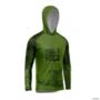 Camisa com Capuz Agro BRK Verde Camo Made in Roça com UV50 + -  Gênero: Masculino Tamanho: XXG